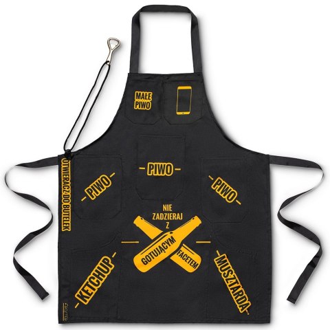 Fartuszek dla gotującego faceta kuchenny męski BBQ Fartuszek dla gotującego faceta kuchenny męski BBQ