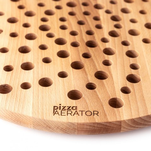 Pizza Aerator Deska na Pizzę Drewniania Okrągła Pizza Aerator Deska na Pizzę Drewniania Okrągła
