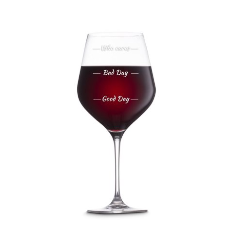 Etui na wino i 2 kieliszki Who cares Walentynki Etui na wino i 2 kieliszki Who cares Walentynki