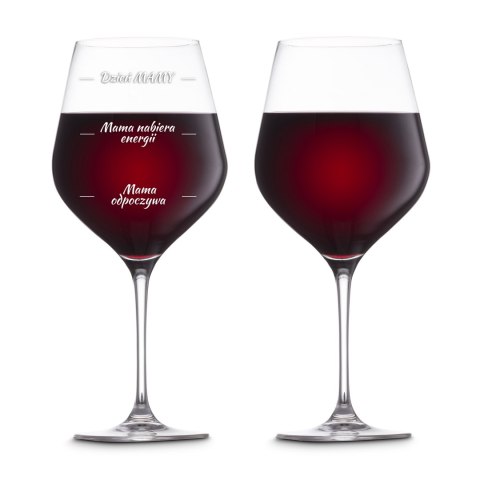 Etui na wino z kieliszkami diVinto dla Mamy - prezent na dzień matki Etui na wino z kieliszkami diVinto dla Mamy - prezent na dzień matki