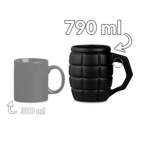 Gigantyczny Kubek Granat Czarny prezent Dzień Ojca Gigantyczny Kubek Granat Czarny prezent Dzień Ojca