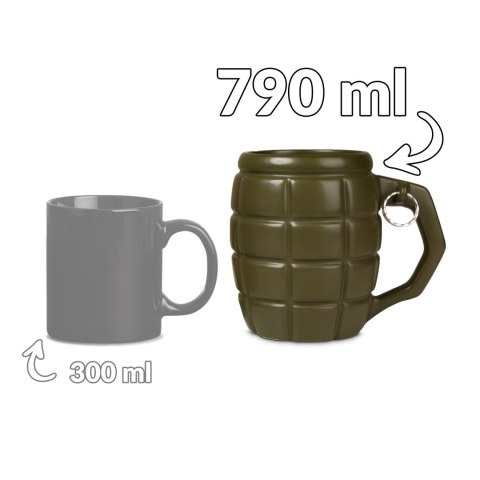 Gigantyczny Kubek Granat Zielony na Dzień Ojca Gigantyczny Kubek Granat Zielony na Dzień Ojca