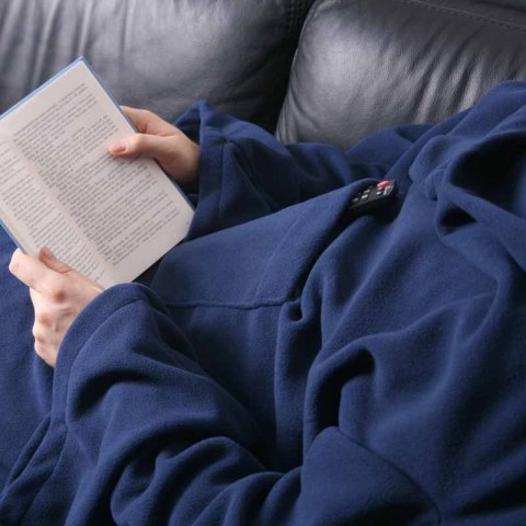Kocyko - Szlafrok Granatowy prezent MĘŻA chłopaka Kocyko - Szlafrok Granatowy prezent MĘŻA chłopaka