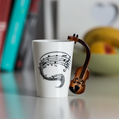 Kubek Muzyka Skrzypce kubeczek muzyczny prezent Kubek Muzyka Skrzypce kubeczek muzyczny prezent