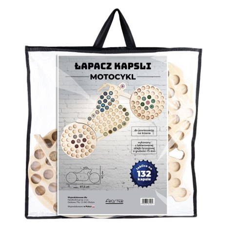 Łapacz Kapsli Motocykl oryginalny prezent piwosza Łapacz Kapsli Motocykl oryginalny prezent piwosza