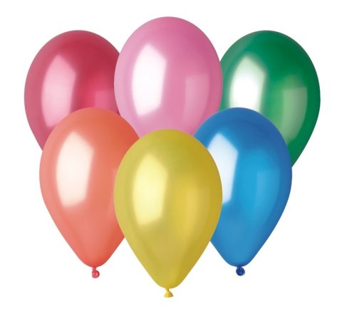 Balon metal 10" różnokolorowe 100szt.| GM90/82 Balon metal 10" różnokolorowe 100szt.| GM90/82