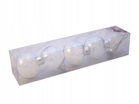 Bombka 5szt. szklana z piórkami 6cm | GZ171-65 Bombka 5szt. szklana z piórkami 6cm | GZ171-65