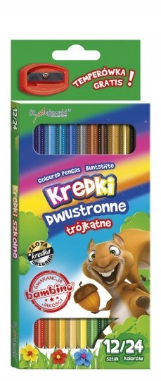 Kredki Dwustronne BAMBINO Kredki Dwustronne BAMBINO