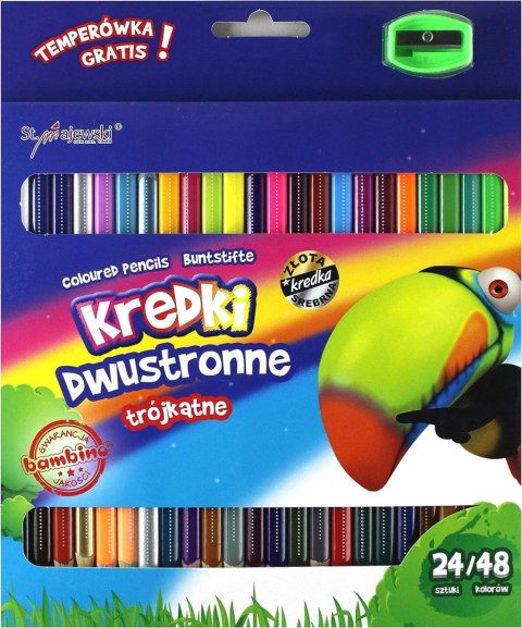 Kredki Dwustronne BAMBINO Kredki Dwustronne BAMBINO