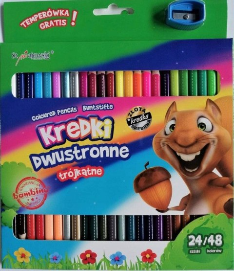 Kredki Dwustronne BAMBINO Kredki Dwustronne BAMBINO