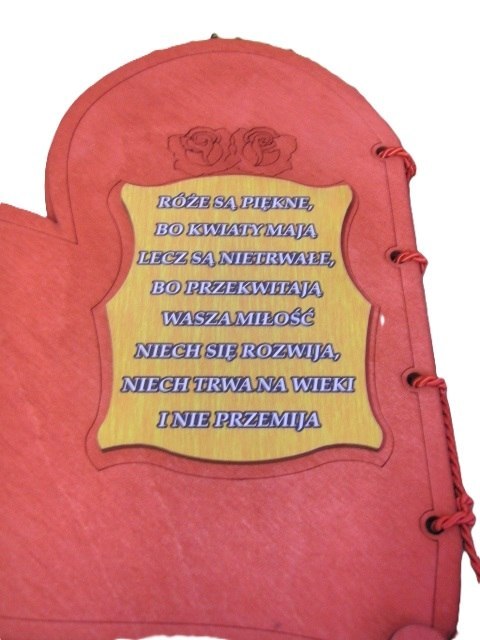 Księga Małżeńska SERCE 25 x 25 cm Księga Małżeńska SERCE 25 x 25 cm