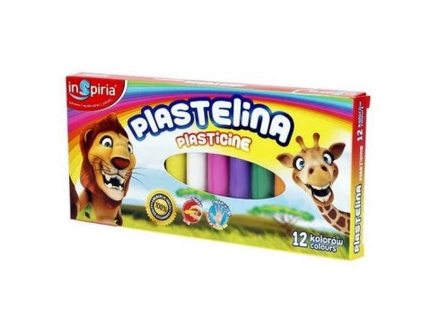 Plastelina 12kol. INSPIRIA Plastelina 12kol. INSPIRIA