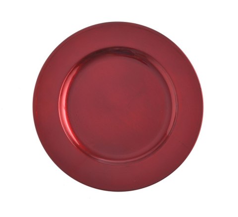 Talerz plastikowy podstawka 13cm RED | ART10796 Talerz plastikowy podstawka 13cm RED | ART10796