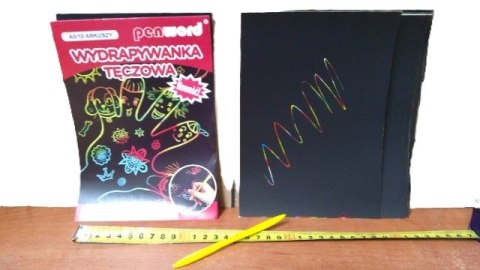 Wydrapywanka A'10 tęczowa A5 Wydrapywanka A'10 tęczowa A5