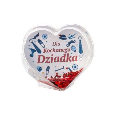 Akrylowa ramka w kształcie serca z napisem dla Dziadka Akrylowa ramka w kształcie serca z napisem dla Dziadka