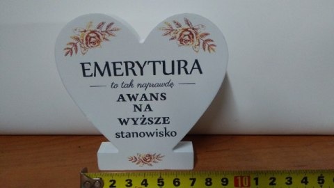 Drewniana Tabliczka "Emerytura" Drewniana Tabliczka "Emerytura"