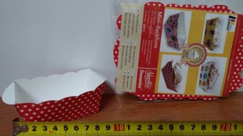Foremki do pieczenia 7x4x4cm papierowe 10szt. | 23-57 Foremki do pieczenia 7x4x4cm papierowe 10szt. | 23-57