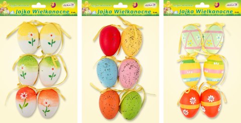 Jajka plastikowe 6szt Jajka plastikowe 6szt
