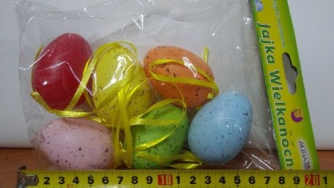 Jajka plastikowe 6szt Jajka plastikowe 6szt