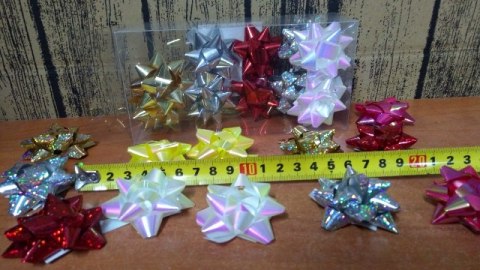 Rozeta metaliczna 24szt. MIX 5cm | ROZ50 Rozeta metaliczna 24szt. MIX 5cm | ROZ50