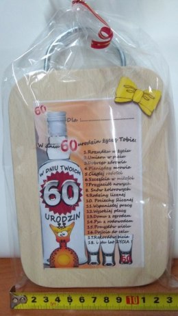 Deska urodziny ''60''