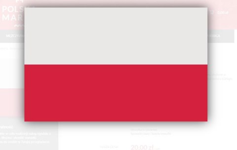 Flaga biało-czerwona Polska 112x70 Flaga biało-czerwona Polska 112x70
