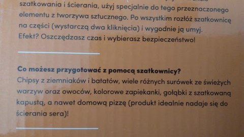 Maszynka do warzyw 3w1 Maszynka do warzyw 3w1