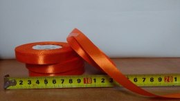 Wstążka satynowa 12mmx32m POMARAŃCZOWA 4szt.