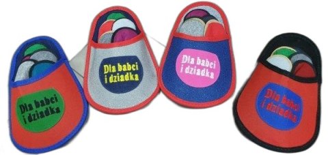 Kapcie gościnne Dla Babci i Dziadka 5par Kapcie gościnne Dla Babci i Dziadka 5par