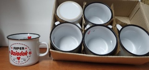 Kubek ceramiczny 6szt. DZIADEK Kubek ceramiczny 6szt. DZIADEK