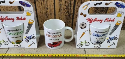 Kubek w torebce Najfajniejszy Chłopak na świecie Kubek w torebce Najfajniejszy Chłopak na świecie