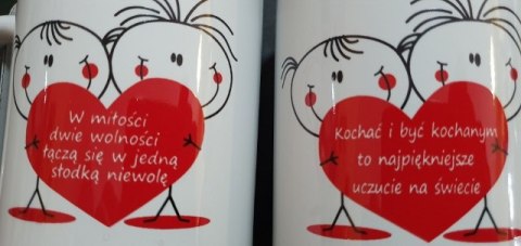 Kubek w torebce W MIŁOŚCI DWIE WOLNOŚCI ......... Kubek w torebce W MIŁOŚCI DWIE WOLNOŚCI .........