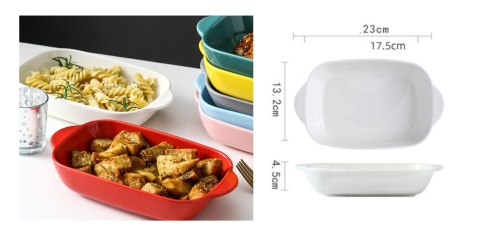 Naczynie ceramiczne z rączkami BIAŁE CE-111 Naczynie ceramiczne z rączkami BIAŁE CE-111