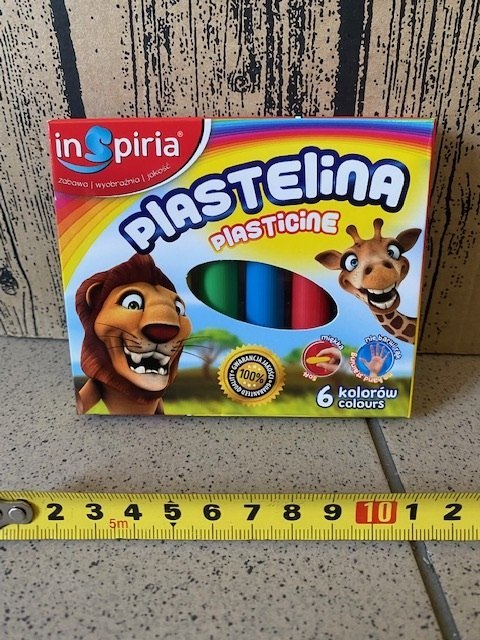 Plastelina 6 kolorów 3798 INSPIRIA Plastelina 6 kolorów 3798 INSPIRIA