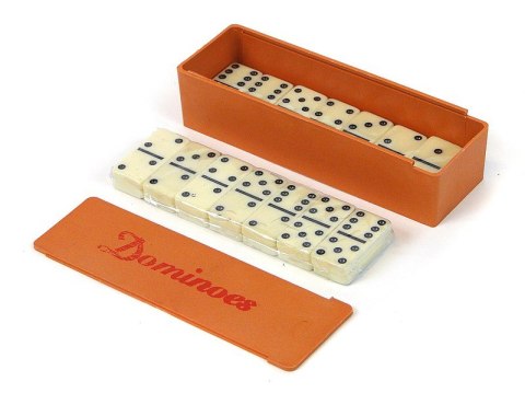 Gra domino w plastikowym pudełku 15x5x3,5cm Gra domino w plastikowym pudełku 15x5x3,5cm