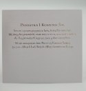 Pamiątka drewniana kielich od OJCA CHRZESTNEGO I KOMUNIA ŚW.