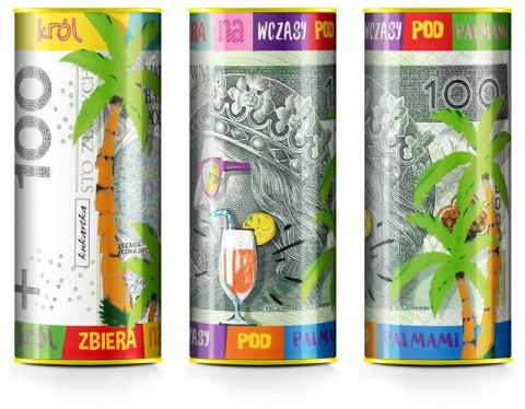 Puszka skarbonka " Wczasy 100zł " SP-034 Puszka skarbonka " Wczasy 100zł " SP-034