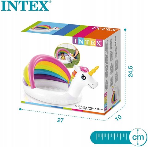 Basen z daszkiem brodzik dla dzieci Intex Jednorożec | 57113 Basen z daszkiem brodzik dla dzieci Intex Jednorożec | 57113