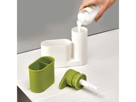 Dozownik kuchenny organizer na mydło płyn gąbkę 15801 Dozownik kuchenny organizer na mydło płyn gąbkę 15801
