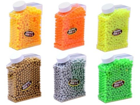 KULKI do pistoletu plastikowe naboje 6 mm ZA2474 KULKI do pistoletu plastikowe naboje 6 mm ZA2474
