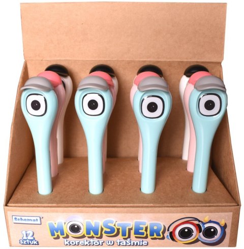 Korektor w taśmie MONSTER 12 szt Korektor w taśmie MONSTER 12 szt