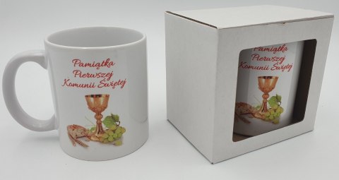 Kubek ceramiczny Pamiątka Pierwszej Komunii Świętej Kubek ceramiczny Pamiątka Pierwszej Komunii Świętej