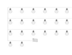 Lampki led 20szt na baterie Lampki led 20szt na baterie