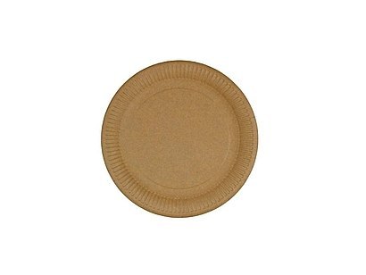 Talerze papierowe ECO brązowe 18cm 50szt 01-21 Talerze papierowe ECO brązowe 18cm 50szt 01-21