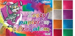 Zeszyt papierów z brokatem B4