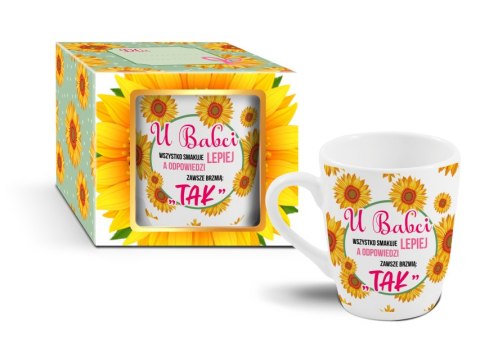 Kubek baryłka 300ml - U Babci wszystko smakuje lepiej Kubek baryłka 300ml - U Babci wszystko smakuje lepiej