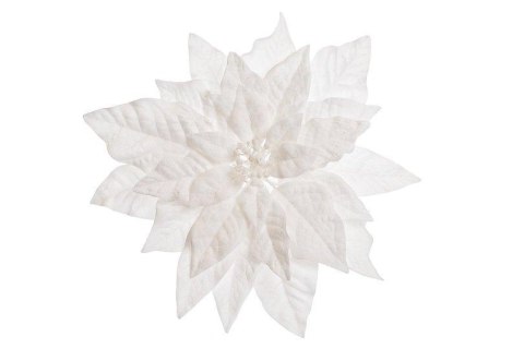 Kwiat gwiazda betlejemska wyrobowa POINSECJA BIAŁA 33cm PON00626 Kwiat gwiazda betlejemska wyrobowa POINSECJA BIAŁA 33cm PON00626