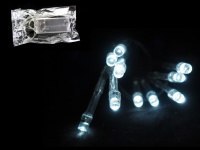 Lampki choinkowe tradycyjne 10 led 2 m na baterie - ZIMNY BIAŁY SN51319-CW Lampki choinkowe tradycyjne 10 led 2 m na baterie - ZIMNY BIAŁY SN51319-CW