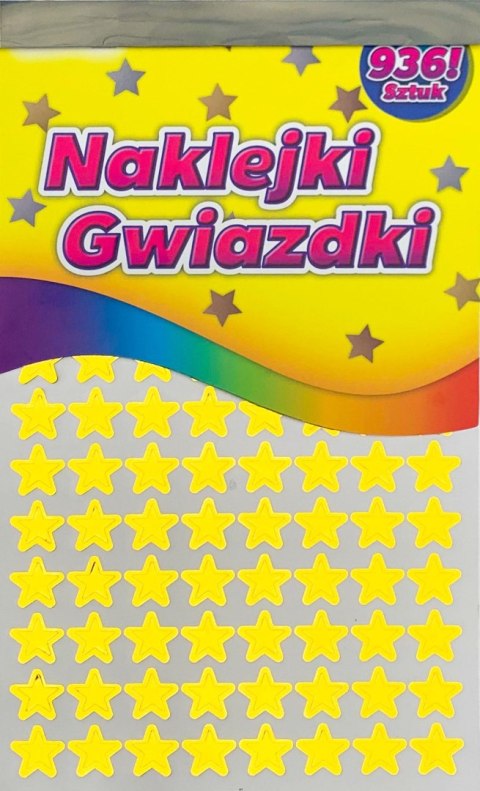 Naklejki gwiazdki album 14,5x24cm 936 szt. | NKX-6167 Naklejki gwiazdki album 14,5x24cm 936 szt. | NKX-6167