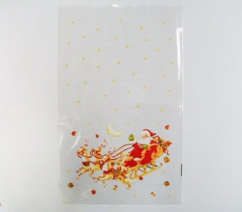 Opakowanie ozdobne 25x40cm 50szt. gwiazdki | WOR-0004cz Opakowanie ozdobne 25x40cm 50szt. gwiazdki | WOR-0004cz